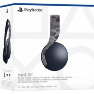 Pulse 3D Wireless Headset – Grey Camouflage – PlayStation 5