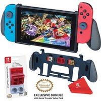 Officially Licensed Nintendo Switch GripStand – Comfortable & Ergonomic – Cleaning Cloth (Nintendo Switch)