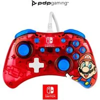 PDP Rock Candy Wired Gaming Switch Pro Controller – Mario Red (Nintendo Switch)